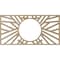 Ekena Millwork Hoover Wood Fretwork Pierced Ceiling Medallion, Hickory, 20"W x 10"H x 7 3/8"ID x 1/4"T CMWP20X10X0250HOHI - alternate 3